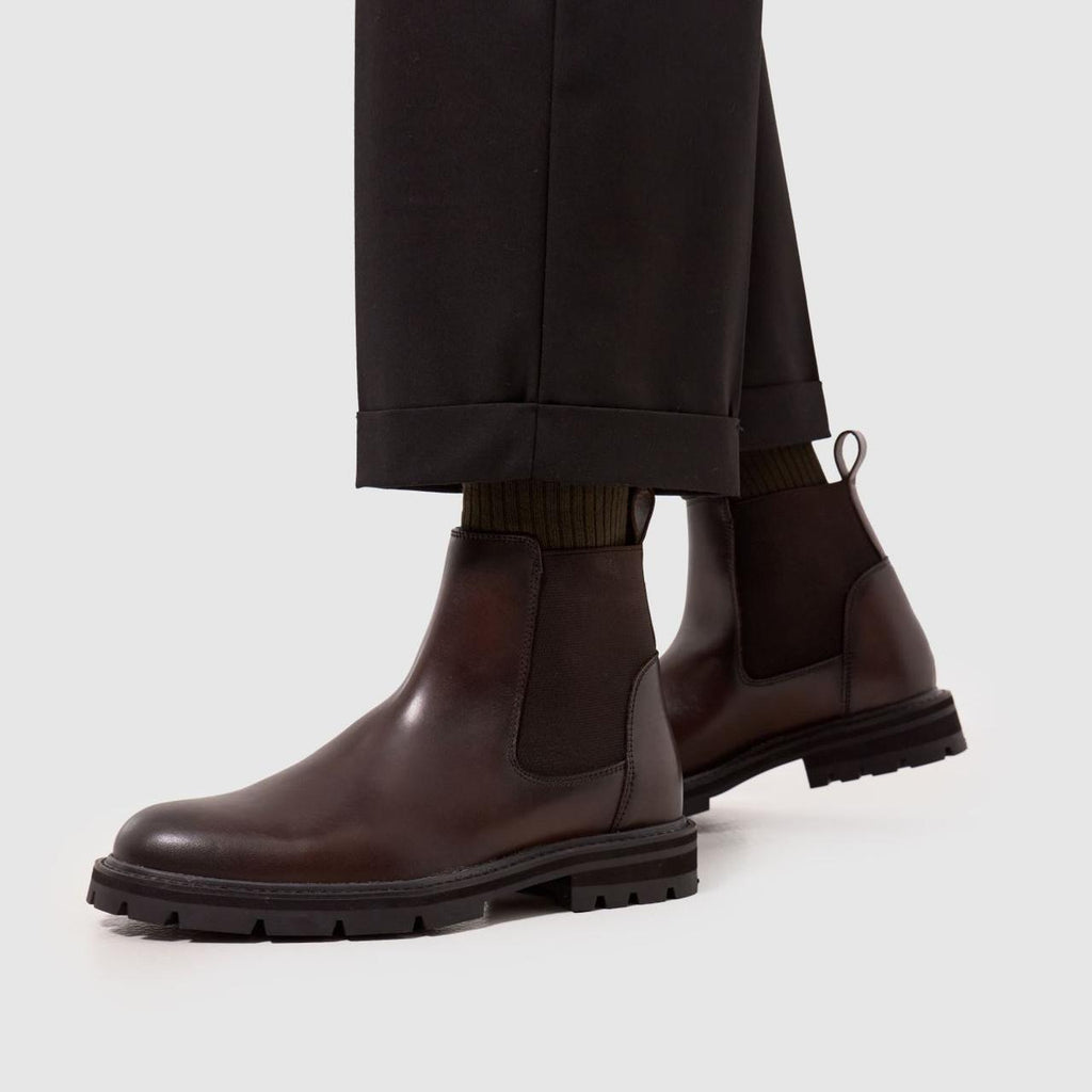 Dorian Leather Chelsea in Brown